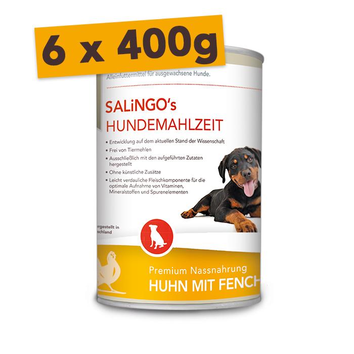 Huhn mit Fenchel & Reis - Mengeneinheit: 6 x 400g