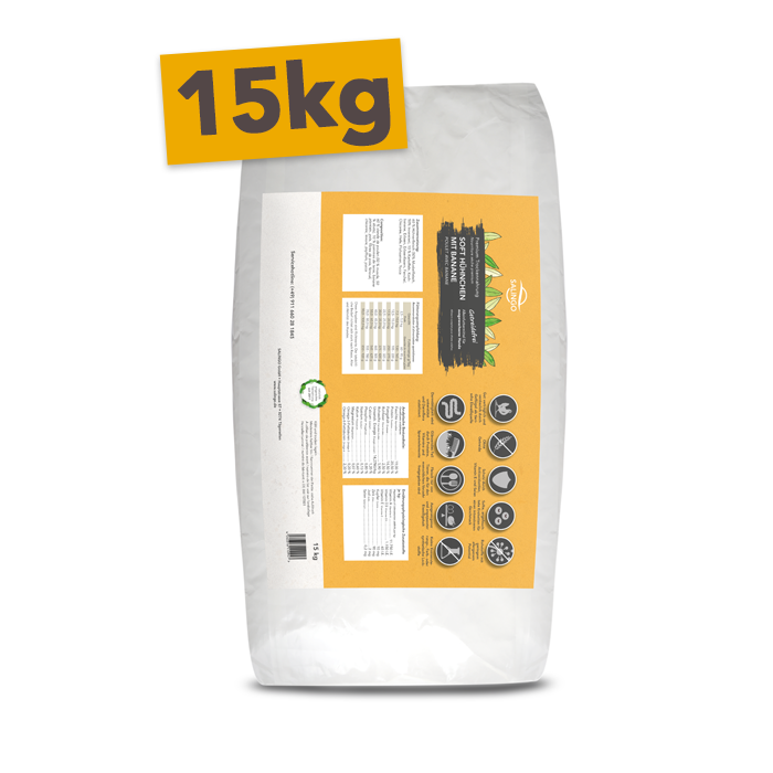 Soft Hühnchen mit Banane - Mengeneinheit: 15kg