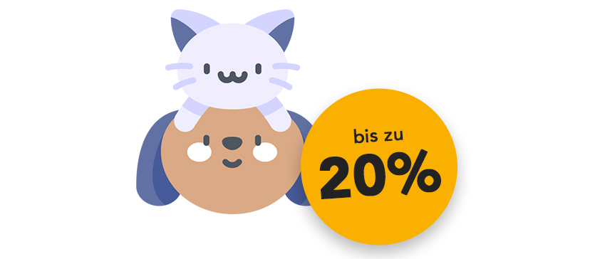 Futterabo Rabatt bis zu 20%