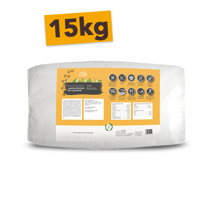 Junior Geflügel mit Kartoffel - Mengeneinheit: 15kg