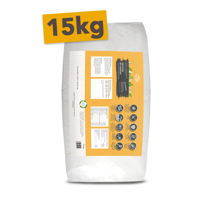 Geflügel mit Gemüse - Mengeneinheit: 15kg