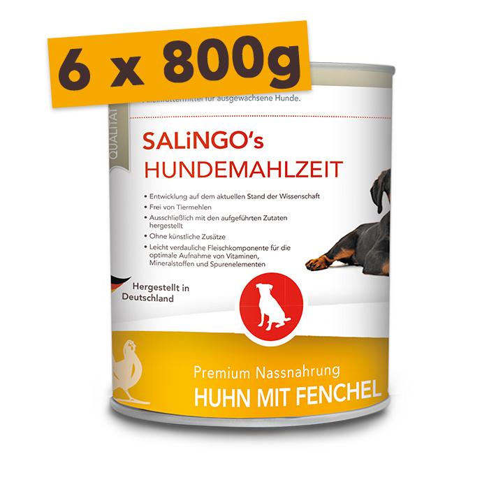 Huhn mit Fenchel & Reis - Mengeneinheit: 6 x 800g