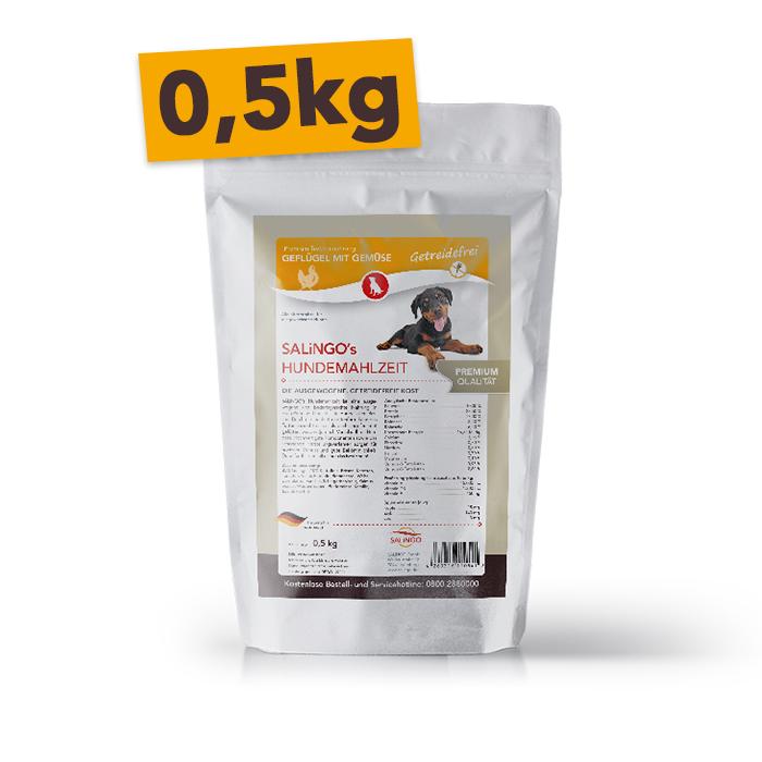 Geflügel mit Gemüse - Mengeneinheit: 0,5kg